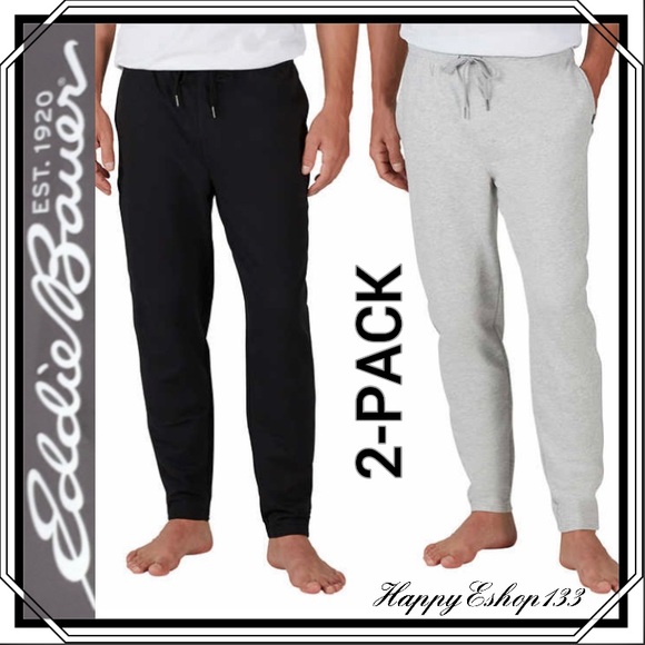 Eddie Bauer Pants Eddie Bauer Lounge Joggers Pants 2pack Blkgry